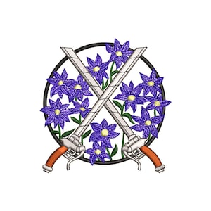 Anime embroidery design, machine embroidery designs, embroidery pattern, embroidery files, trendy embroidery designs, digital download