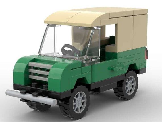 Lego MOC Instructions Land Rover Defender series 1 green