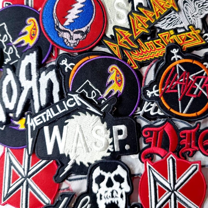 thumbnail image 2 of Rock & Roll Band Patches – Iron-On, Embroidered, Collectibles 2 of 4