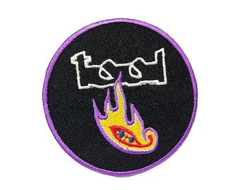 Tool (band) Eye round Embroidered Patch Iron-On Sew-On Metal Art Rock Music Band Logo