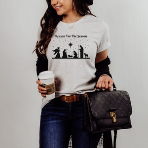 Grund für die Jahreszeit Weihnachten Tshirt, Weihnachtszeit, Christliches Shirt, Bedeutung von Weihnachten, Weihnachtsgeschenk