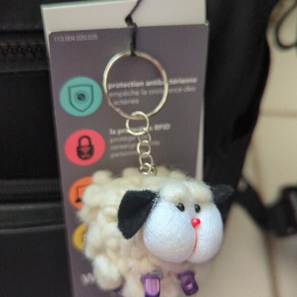 Sheep Keychain