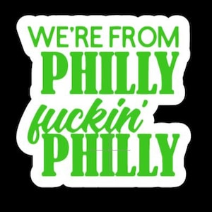Wir sind von Philly Sticker