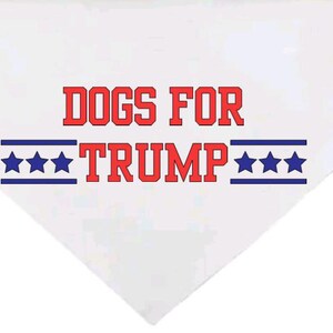 Dogs for Trump Dog Bandana