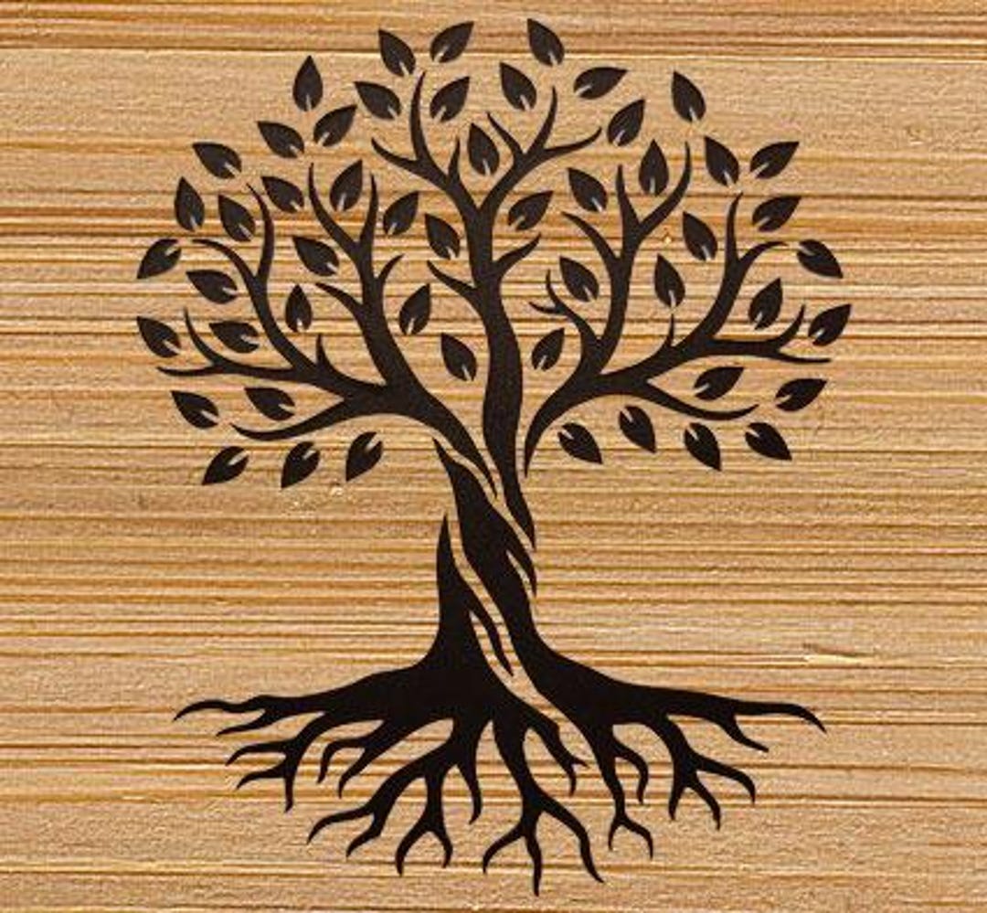 Plywood Sign of Tree of Life , Burnt Using Pyrography. - Etsy
