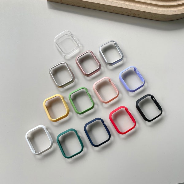 Coque pour Apple Watch 38 mm, 40 mm, 41 mm, 42 mm, 44 mm, 45 mm, 49 mm Pare-chocs de protection pour Apple Watch séries 1, 2, 3, 4, 5, 6, SE, 7, 8, 9