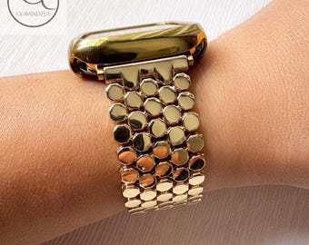 70s  ビンテージ  VOTE エレファント 象 ベルト 1950s Speidel Gold Watchband, Twist-o-flex, Mid Century, No
