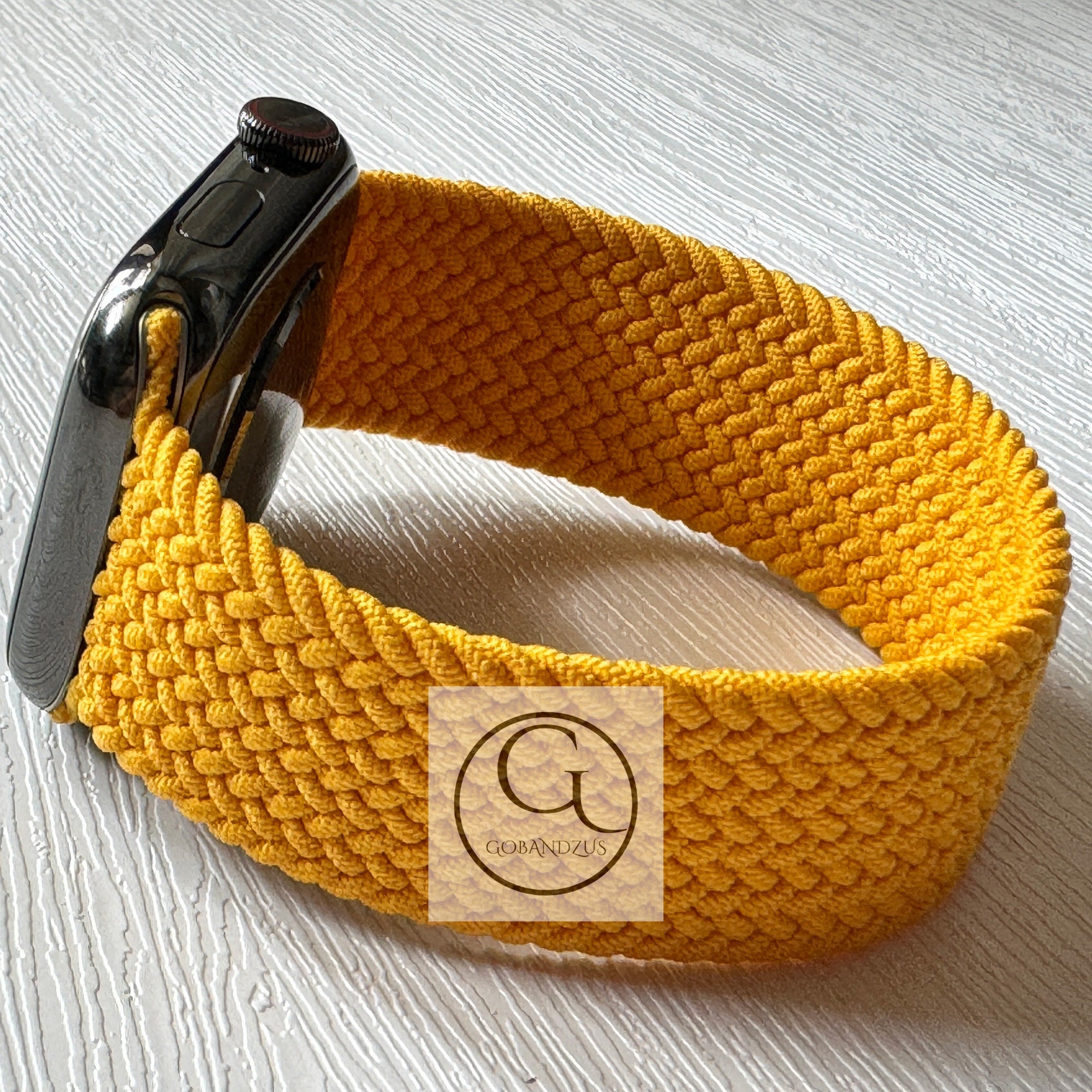 Starlight Mist Braided Nylon Apple Watch Band Ultra 38 40 41 42 44 45 49mm Woven Elastic Knitted Loop Strap iWatch Series 9 8 7 6 5 4 3 2 SE