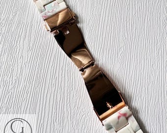 Pastel Marble Apple Watch Band Resin Bracelet Strap 40mm  display picture 1