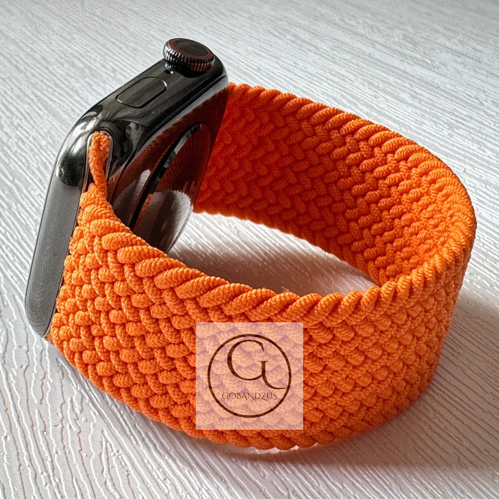 Starlight Mist Braided Nylon Apple Watch Band Ultra 38 40 41 42 44 45 49mm Woven Elastic Knitted Loop Strap iWatch Series 9 8 7 6 5 4 3 2 SE