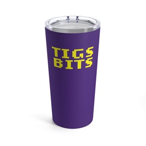 Tijger paars/goud Tigs Bits 20oz tuimelaar
