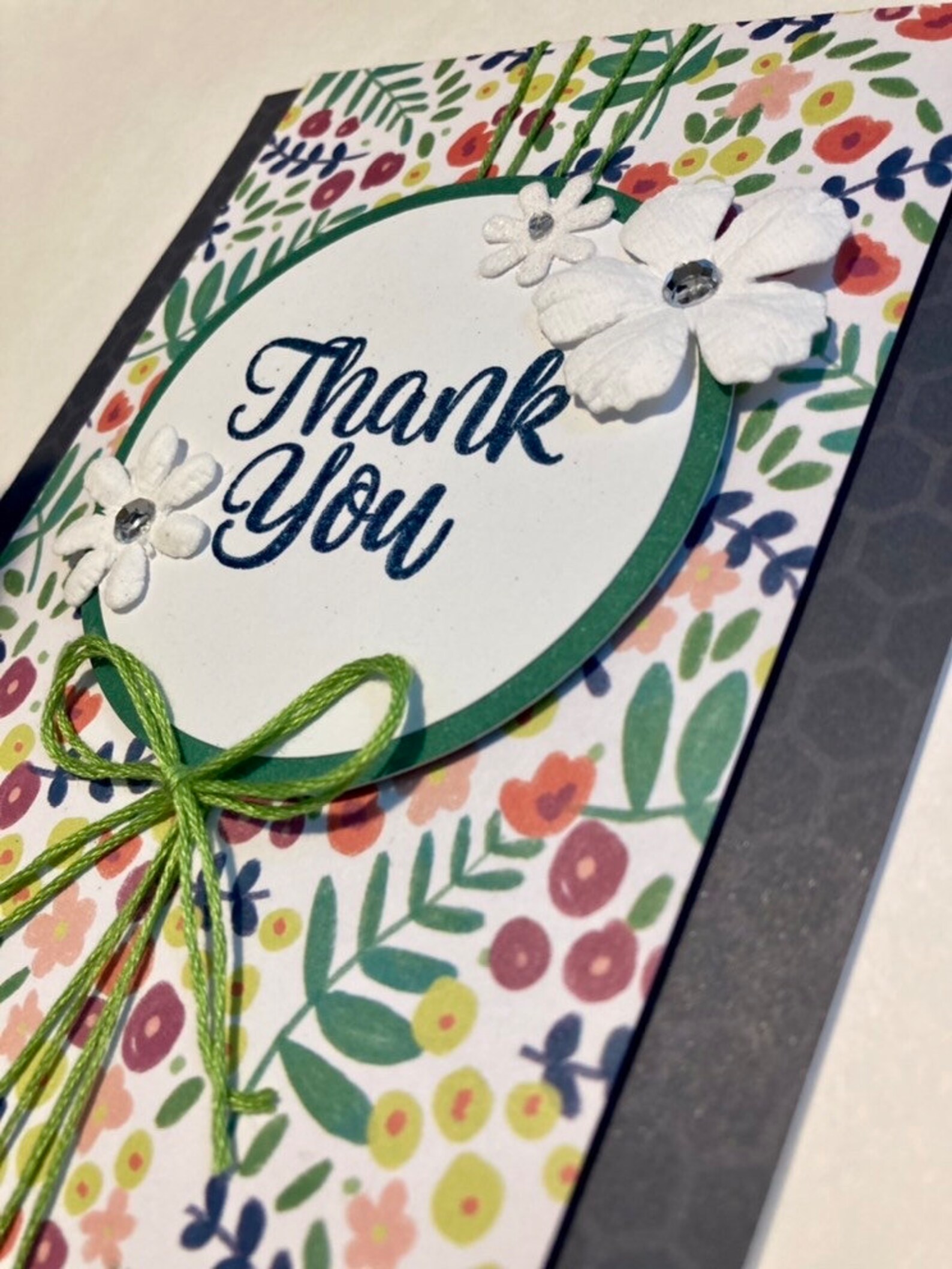 Gorgeous Handmade Thank You Card - Etsy