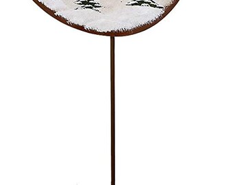 Christmas Snowman Garden Stake Decor Snowman Decoration, Outdoor Metal Yard Sign Lawn Stake Christmas Snowman Yard Decor