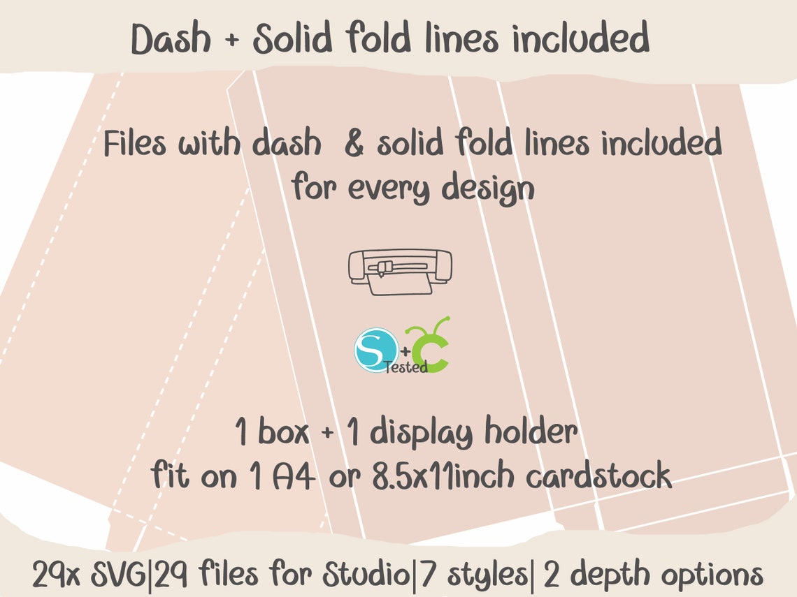 Keychain Boxes and Holders 7 Styles 2 Depth Options Cricut Etsy