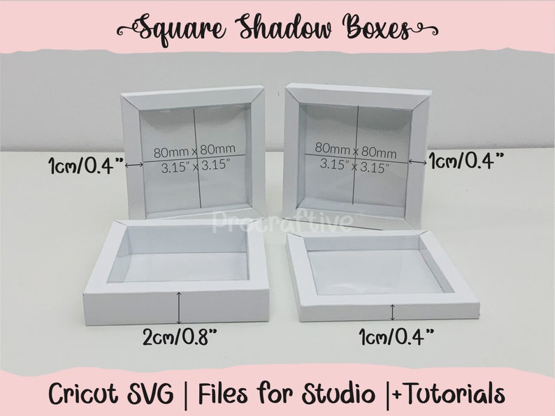 Shadow Box Templates and Add-ons for Cricut and Silhouette. Great for ...