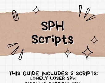 SPH Video Scripts for Onlyfans Adult Creators