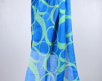 Abstract Print Cashmere Shawl