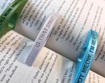 Customizable Thumb Book Page Holder | Reader Gift