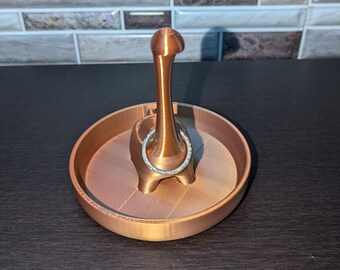 Ringosaurus Dinosaur Ring Holder – 3D Printed Jewelry Organizer