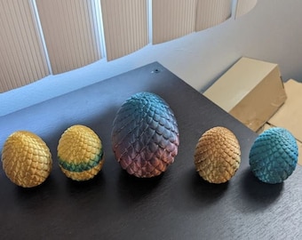 Dragon Egg 3D Print - storage with threads