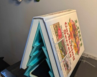 3D Printed Book Stand | Christmas Tree, Nightstand Organizer