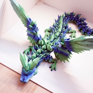 Articulated Crystal Wing Dragon 3D Print