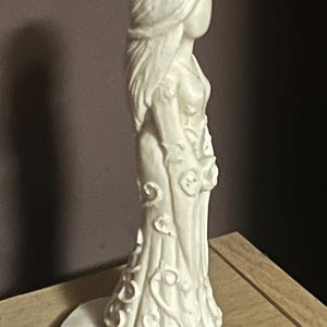 Estatua de diosa - Adorno hecho a mano / Decoración rústica / Envío gratuito al Reino Unido, regalo único para el hogar imagen 13