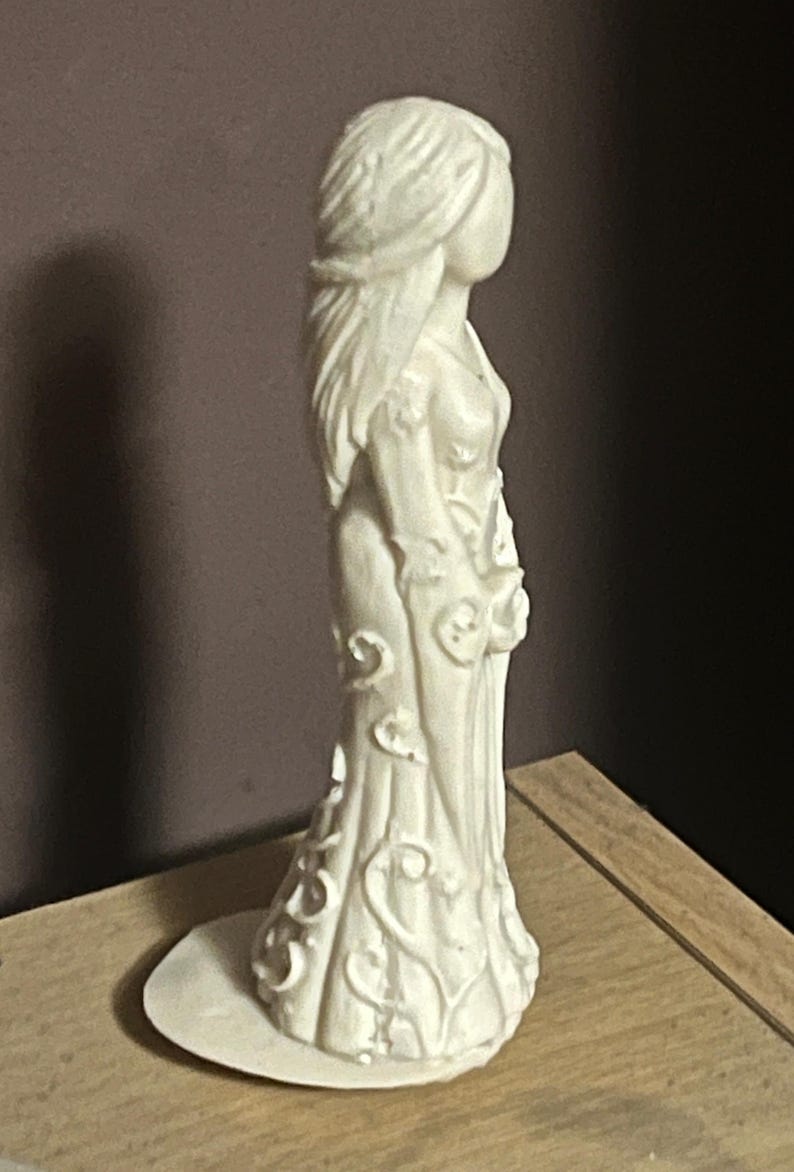 Estatua de diosa - Adorno hecho a mano / Decoración rústica / Envío gratuito al Reino Unido, regalo único para el hogar imagen 13