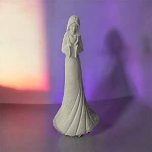 Goddess Statue - Handcast Ornament | Gray Rustic Decor | Free UK Shipping, Unique Home Gift