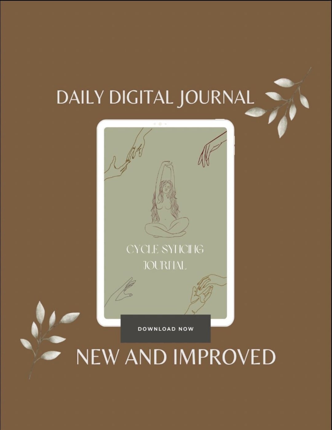 Daily Cycle Syncing Digital Journal | Self-love Journal | Mindfulness ...