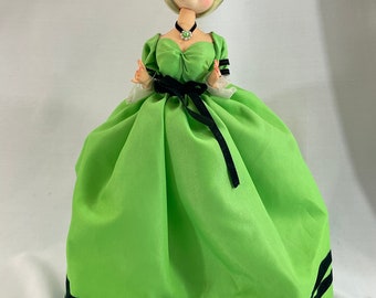 70s Bradley Big Eye Doll Green Dress