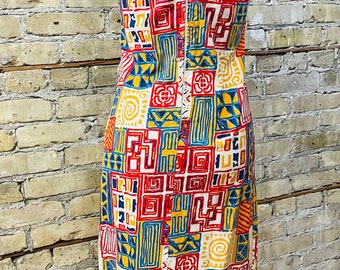 Vintage Fun & Funky Geometric Dress