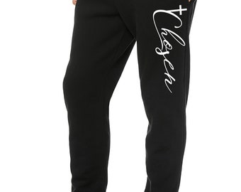 Chosen Jogger Sweatpants | 1 Peter 2:9 | Unisex Scripture Wear | Bible Verse Joggers | Minimalist Joggers | Super Soft Sweatpants | Light
