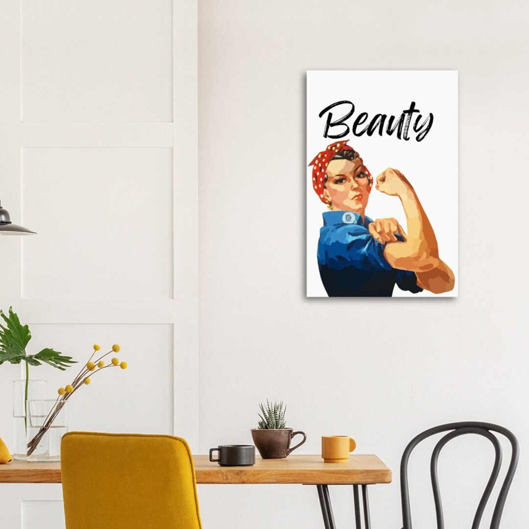 Rosie the Riveter Vintage and Iconic Aluminum Print - Etsy