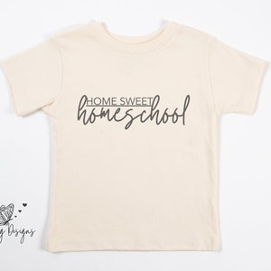 Home Sweet Homeschool T-shirt, Educational Shirt, Everyday Mom Tee, Community -Baby, Toddler, Adult, Kids, Youth Shirts, Roaming Designs Co.