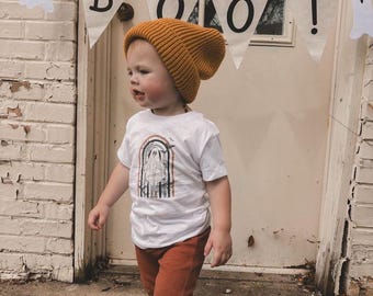 Retro Ghost Shirt, Retro Halloween Shirt, Cool Halloween Shirt, Funky Halloween Tee, Boys Halloween Shirt, Roaming Designs Co.