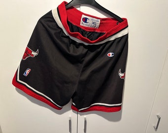 Champion Shorts Pantalon Chicago Bulls Taille XL vintage Jersey Jersey Shorts