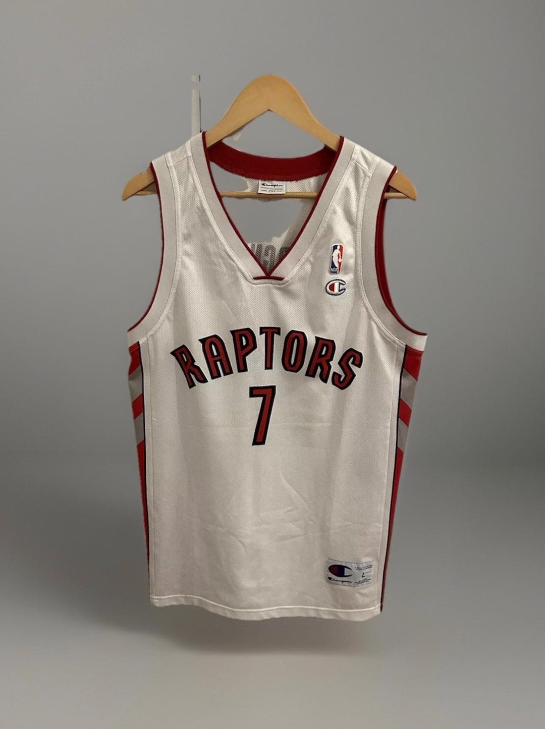 Champion Jersey Toronto Raptors Size L NBA Bargnani 7 Raptors