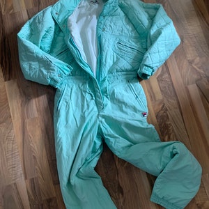 Fila Ski Suit Snowboard Suit Size L Retro Vintage Fila Tracksuit Training Suit Jogging Suit 90s