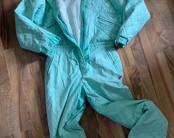 Fila Ski Suit Snowboard Suit Size L Retro Vintage Fila Tracksuit Training Suit Jogging Suit 90s