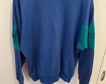 Sudadera con capucha retro vintage de Adidas, talla M.