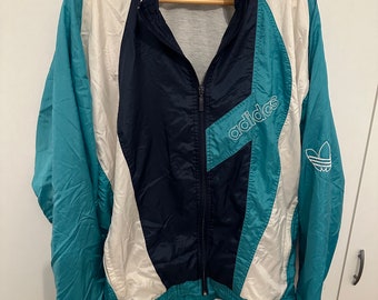 Adidas Windbreaker Jacket Size XL Retro Vintage Track JACKET