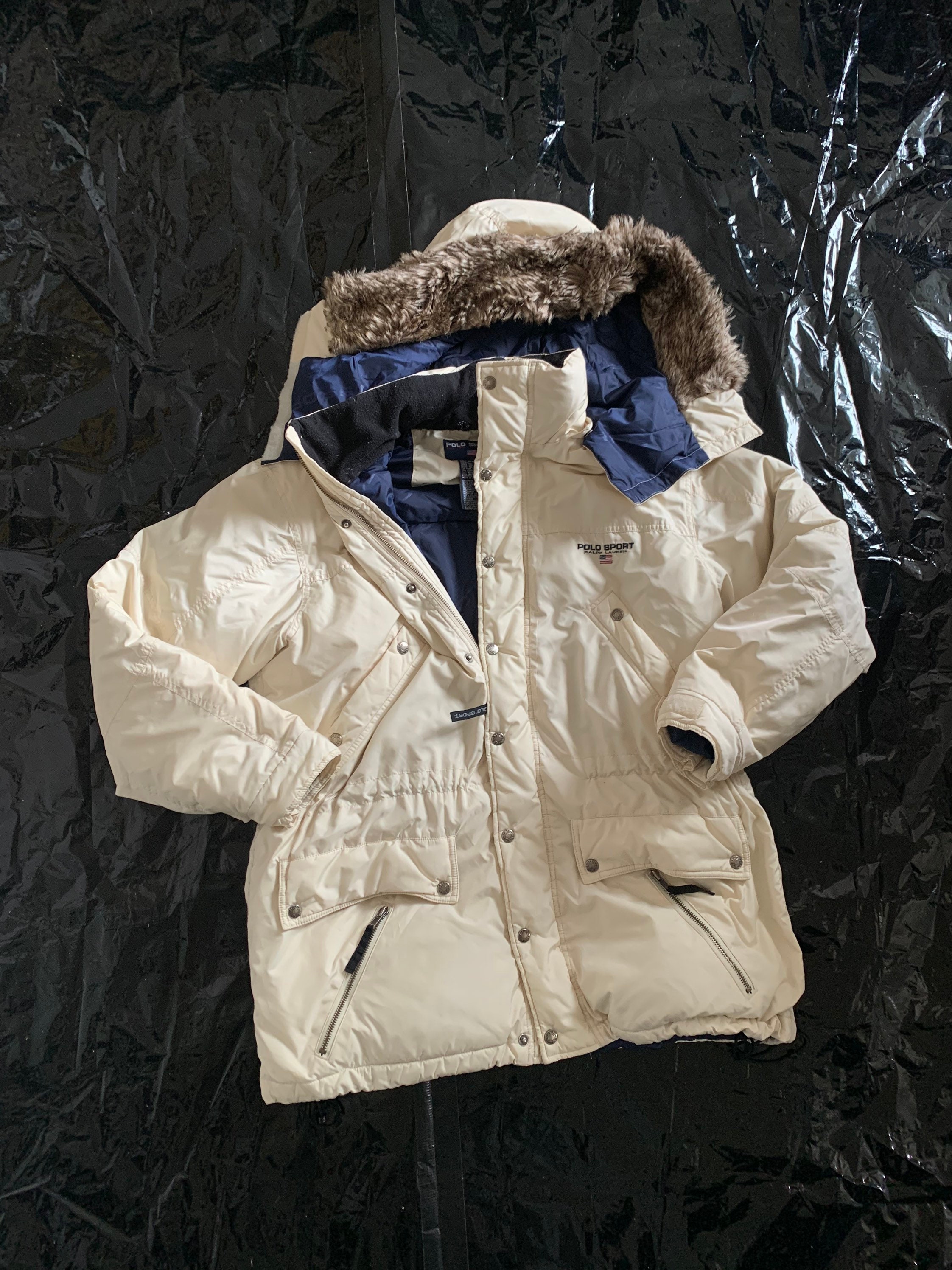 POLO SPORTS RALPH LAUREN L size ジャケット Ralph Lauren Polo Sport Jacket Size L Down Jacket Vintage