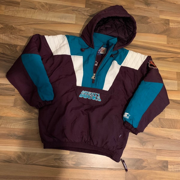 Anaheim Ducks Starter Jacket Etsy