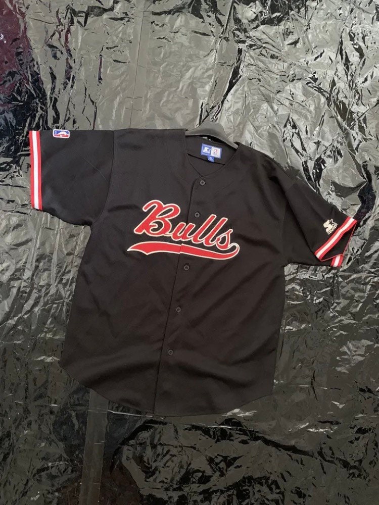 スターター シャツ シカゴ ブルズ サイズ XL NBA レトロ ヴィンテージ
