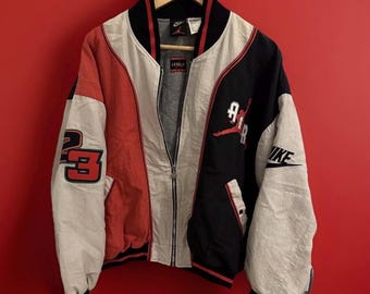 Chaqueta Nike Air Jordan, talla M, NBA, vintage, Bulls 23, M.J. Goat, Michael Jordan, chaqueta de vuelo