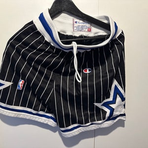オーランドマジック ショートパンツ　ナイロン　NBA チャンピオン　古着　90s VTG 90s Champion Track Pants Mens XL Black Orlando Magic