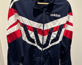 Vintage Adidas Track Jacket 90s Nylon Retro Windbreaker - Etsy Vintage Adidas Track Jacket 90s Nylon Retro Windbreaker - Etsy