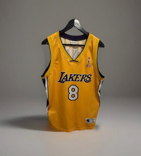 Champion Jersey Los Angeles Lakers Size L NBA Kobe Bryant 8 Lakers