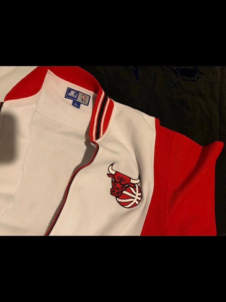 Maillot Chicago Bulls Vintage – Starter – Taille M – Michael Jordan – Noir – Neuf